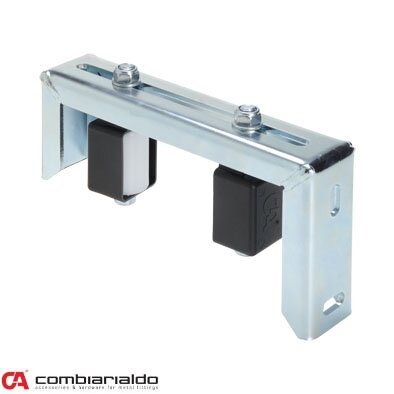 C464 Horní vedení brány Combi Arialdo, 2 nylonové kladky 40 x 60 mm, ochranný kryt